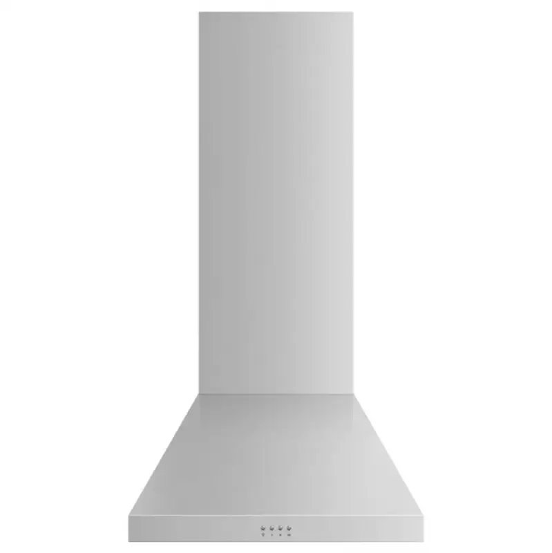 24" Pyramid Chimney Wall Hood, 600 CFM, Stainless Steel