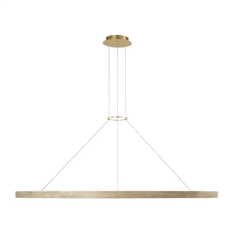 Ashok 65 Chandelier hand rubbed antique brass 2700K 90 CRI