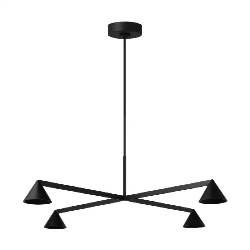 Midrand 37 Chandelier Nightshade Black 2700K 90 CRI
