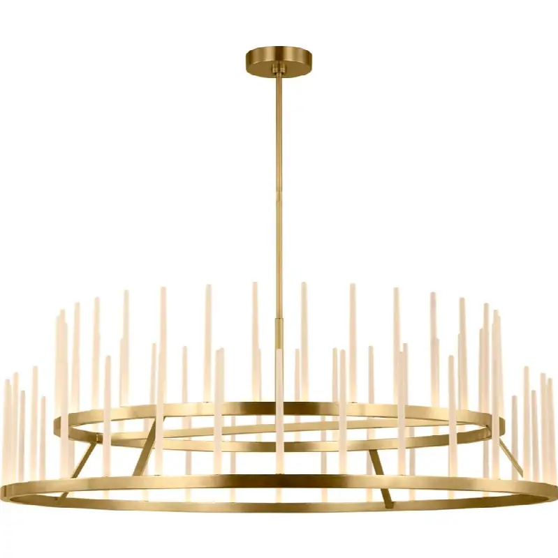 Sagrada 60 Two-Tier Chandelier in Hand-Rubbed Antique Brass