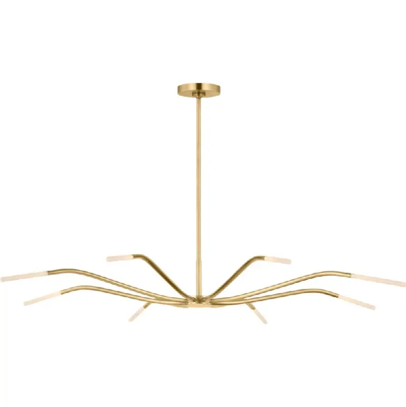 Lajos 50 Chandelier in Hand-Rubbed Antique Brass