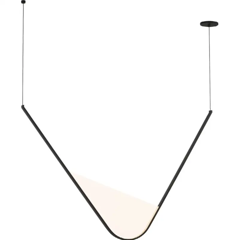 Mizu 48 Chandelier in Nightshade Black