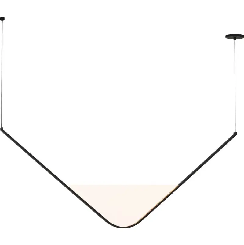 Mizu 56 Chandelier in Nightshade Black