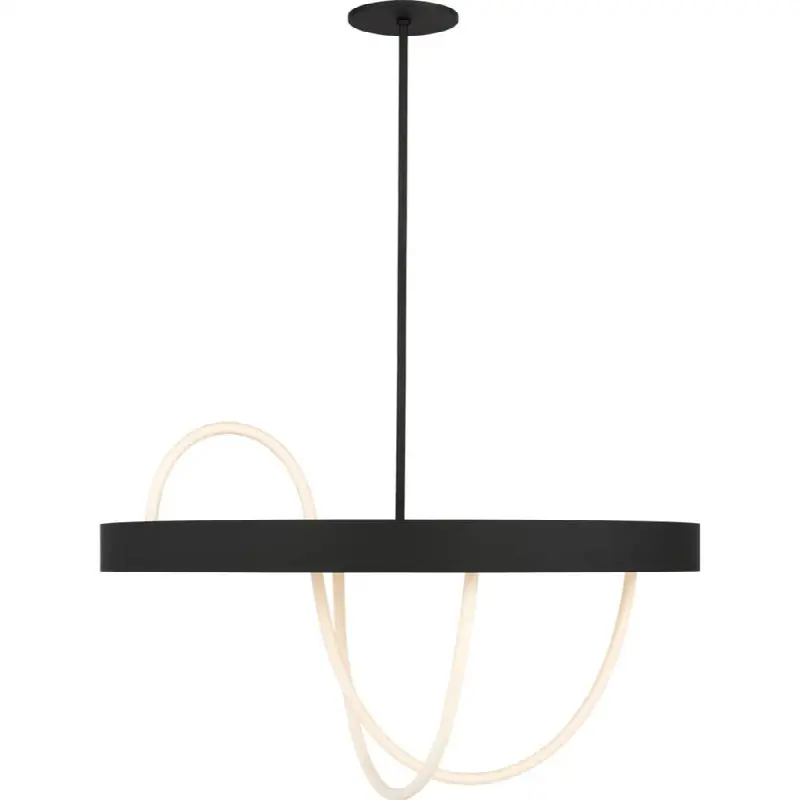 Uneri 38 Chandelier in Nightshade Black