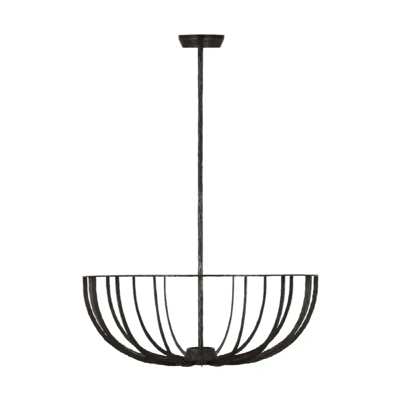 Sanchi X-Large Semi Flush aged iron 2700K 90 CRI