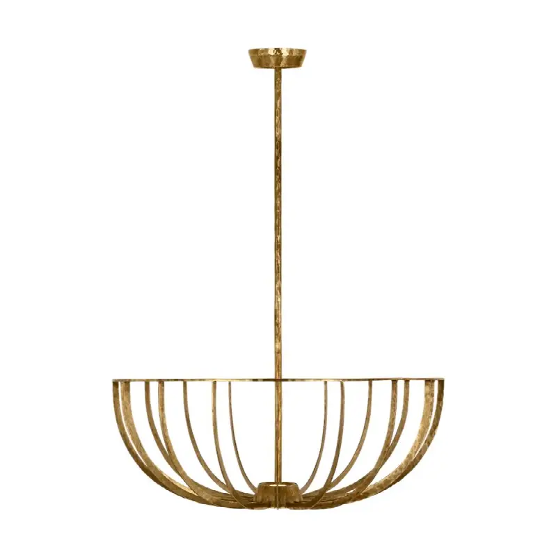 Sanchi X-Large Semi Flush polished antique brass 2700K 90 CRI