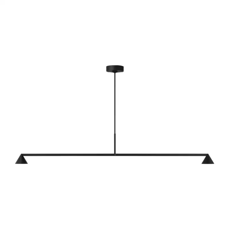 Midrand 60 Linear Chandelier Nightshade Black 2700K 90 CRI