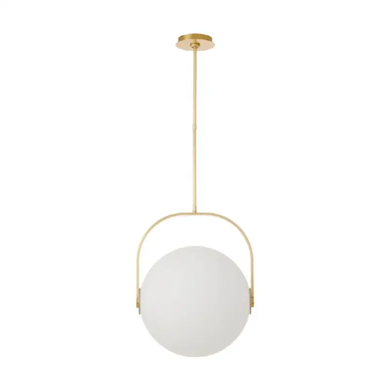 Fues Large Pendant Opal Natural Brass 2700K 90 CRI