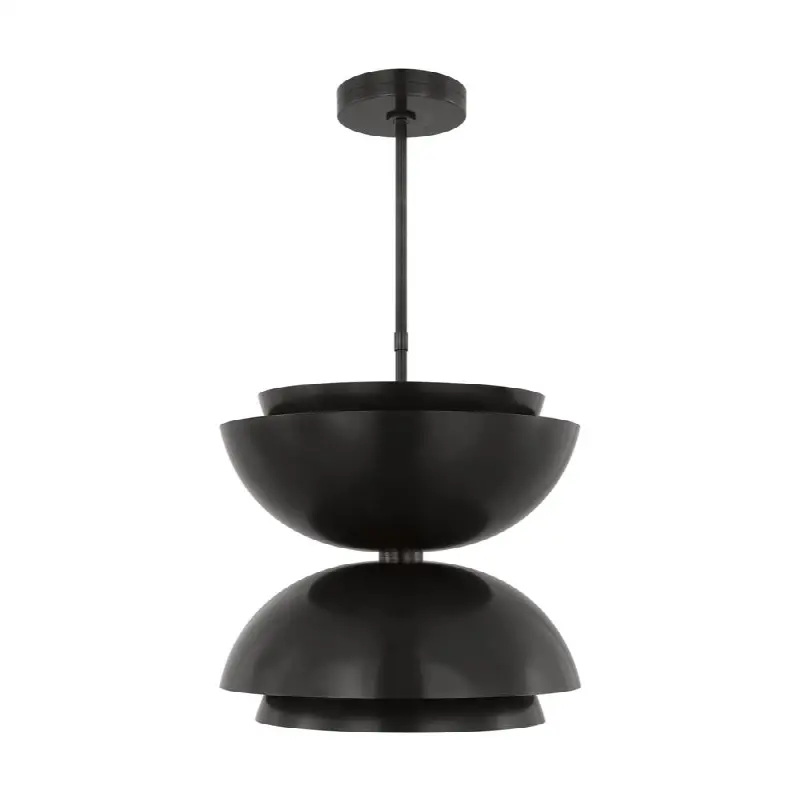 Shanti Large Double Pendant dark Bronze 2700K 90 CRI