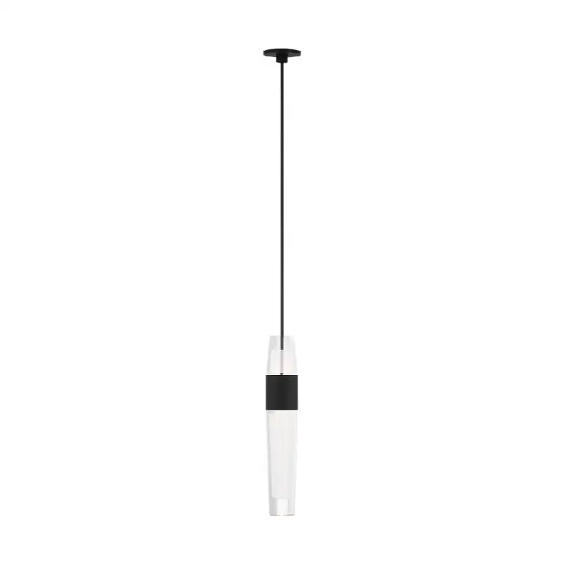Lassell Port Alone Pendant in Nightshade Black 2700K 120V