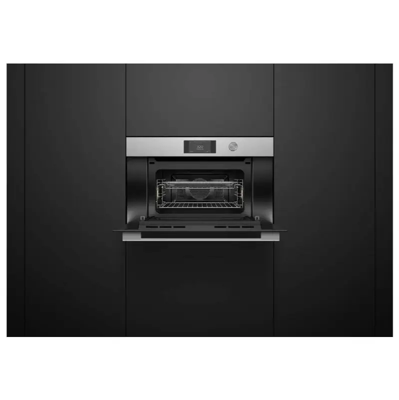 30 Inch Convection Speed Oven, 5 Inch Touchscreen w/Dial - Compact - Contemporary Brushed Silver