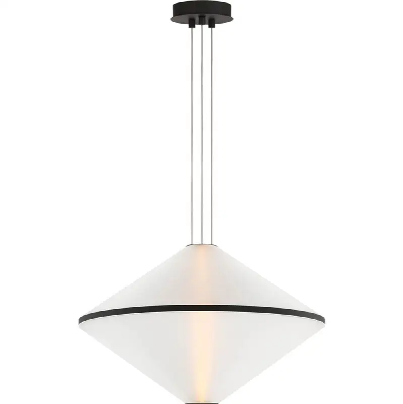 Bicono 22 Pendant in Nightshade Black