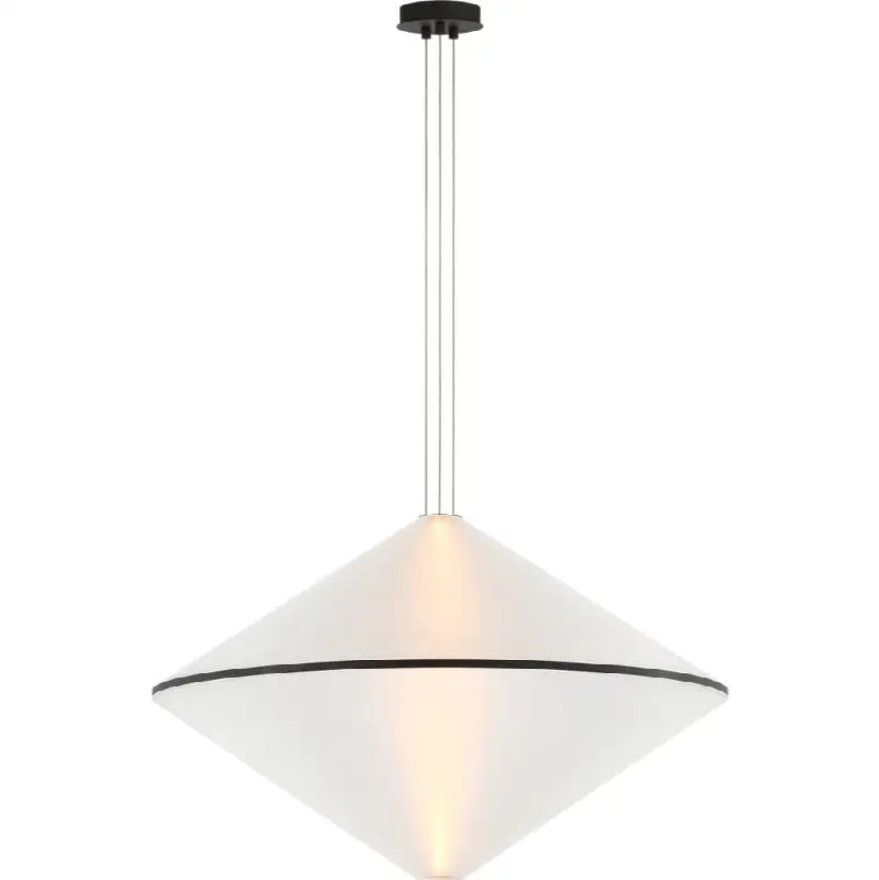 Bicono 38 Pendant in Nightshade Black