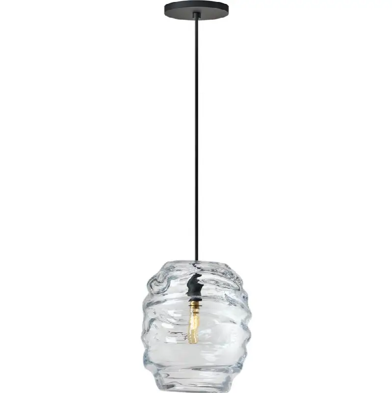 Audra 10 Pendant in Nightshade Black