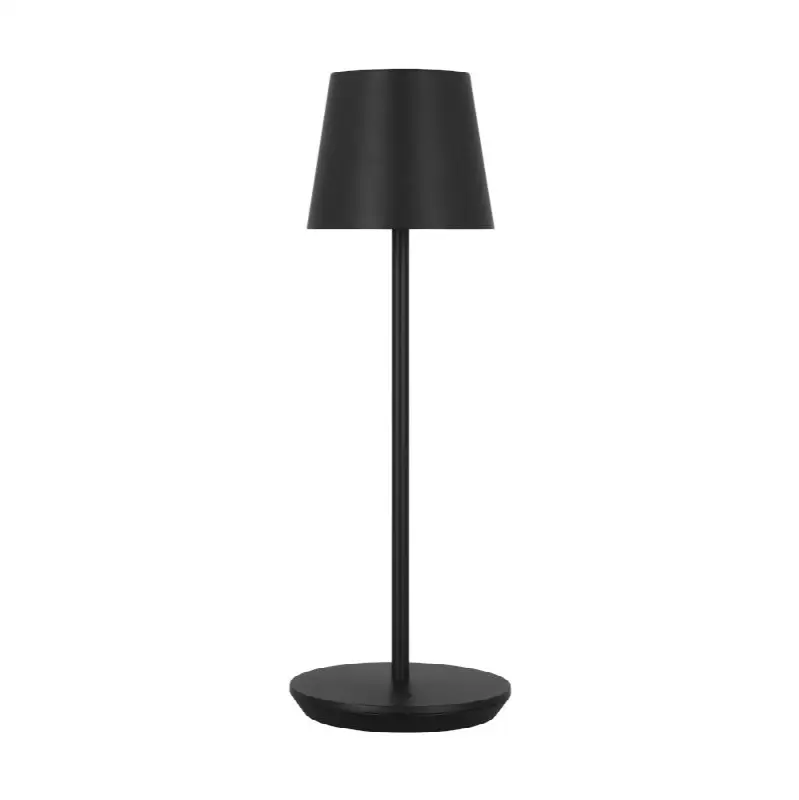 Nevis Accent Rechargeable Table Lamp Black 2700K 90 CRI wall charger included