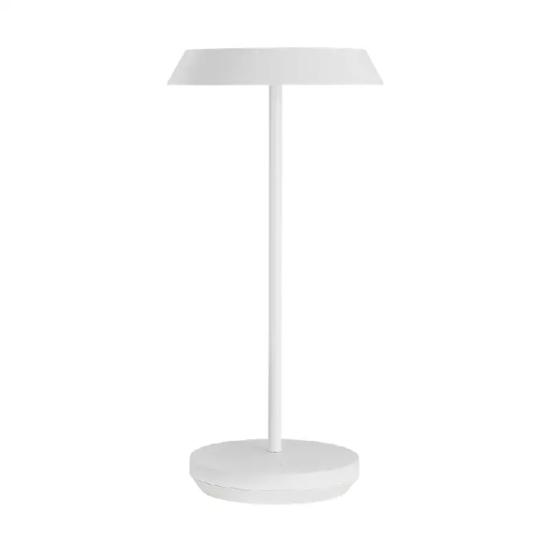 Tepa Accent Rechargeable Table Lamp matte White 2700K 90 CRI wall charger included