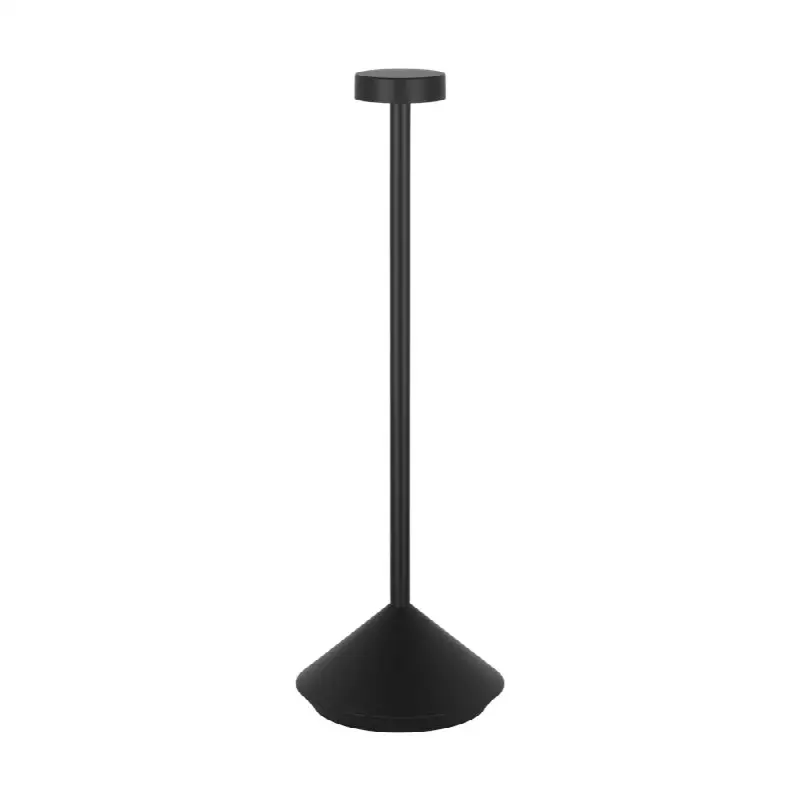 Moneta Accent Rechargeable Table Lamp Black 2700K 90 CRI wall charger included