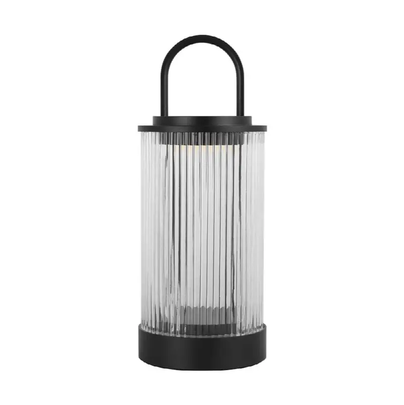 Tawa Accent Rechargeable Table Lamp Black 2700K 90 CRI wall charger included