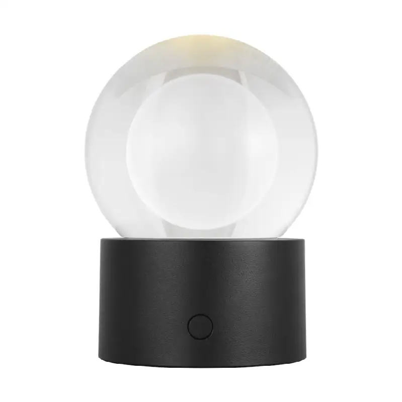 Mina Accent Rechargeable Table Lamp Black 2700K 90 CRI wall charger included