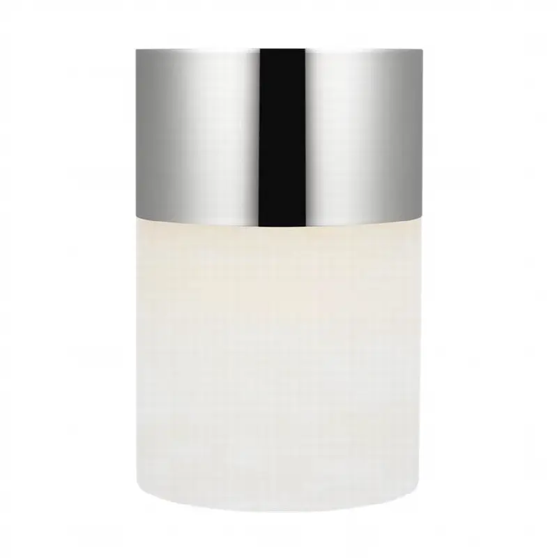 Caspe Alabaster 6 Rechargeable Table Lamp Polished Nickel 2700K 90 CRI
