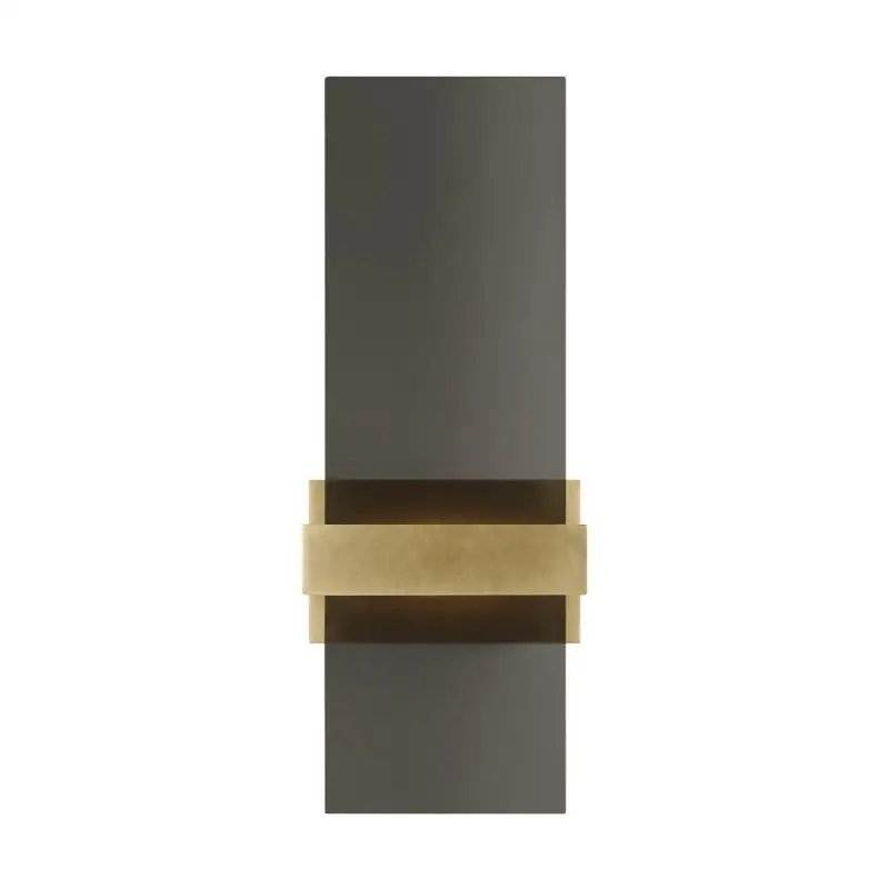 Flyta Small Sconce Transparent Smoke Natural Brass 2700K 90 CRI