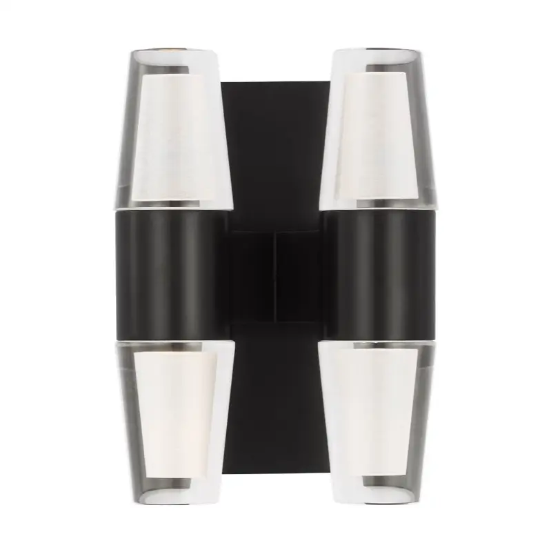 Lassell Double Short Sconce in Dark Bronze 2700K 120V