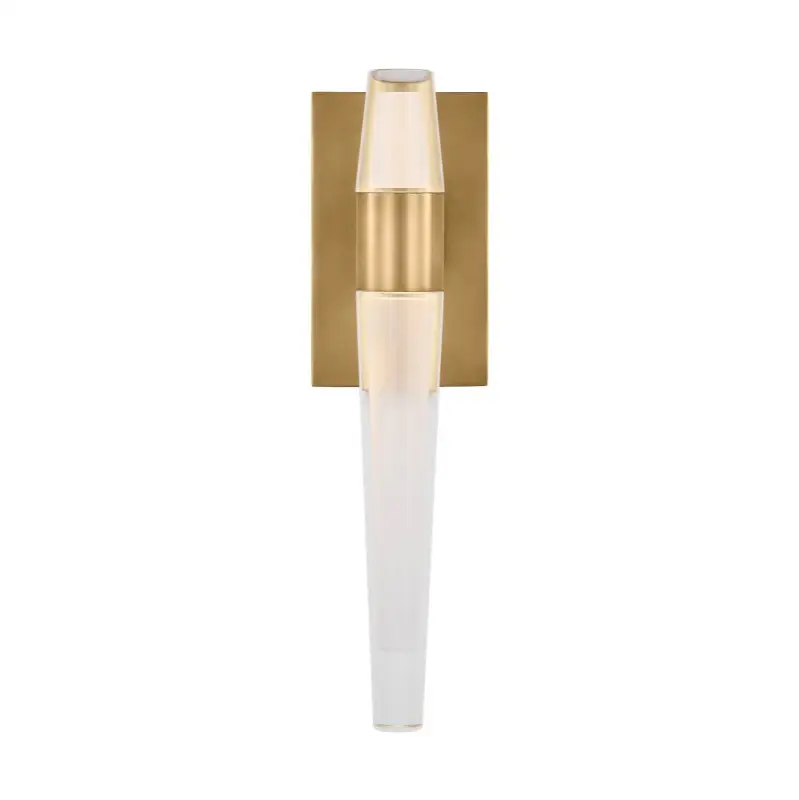 Lassell Single Sconce in Natural Brass 2700K 120V