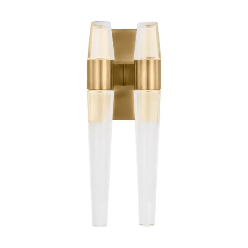 Lassell Double Sconce in Natural Brass 2700K 120V