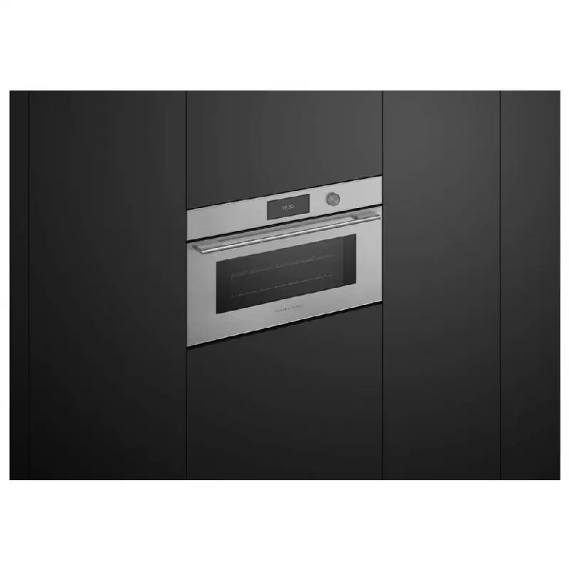 30 Inch Combination Steam Oven, 6.8 Inch Touchscreen w/Dial - Compact - Contemporary Brushed Silver