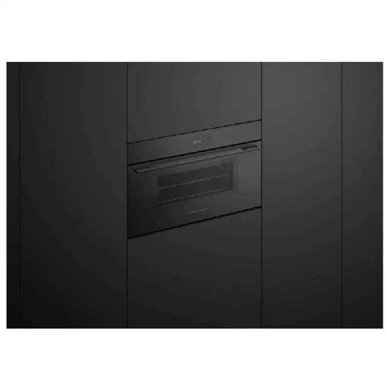 30 Inch Combination Steam Oven, 6.8 Inch Touchscreen, Handleless - Compact - Minimal Black (Soft Black)