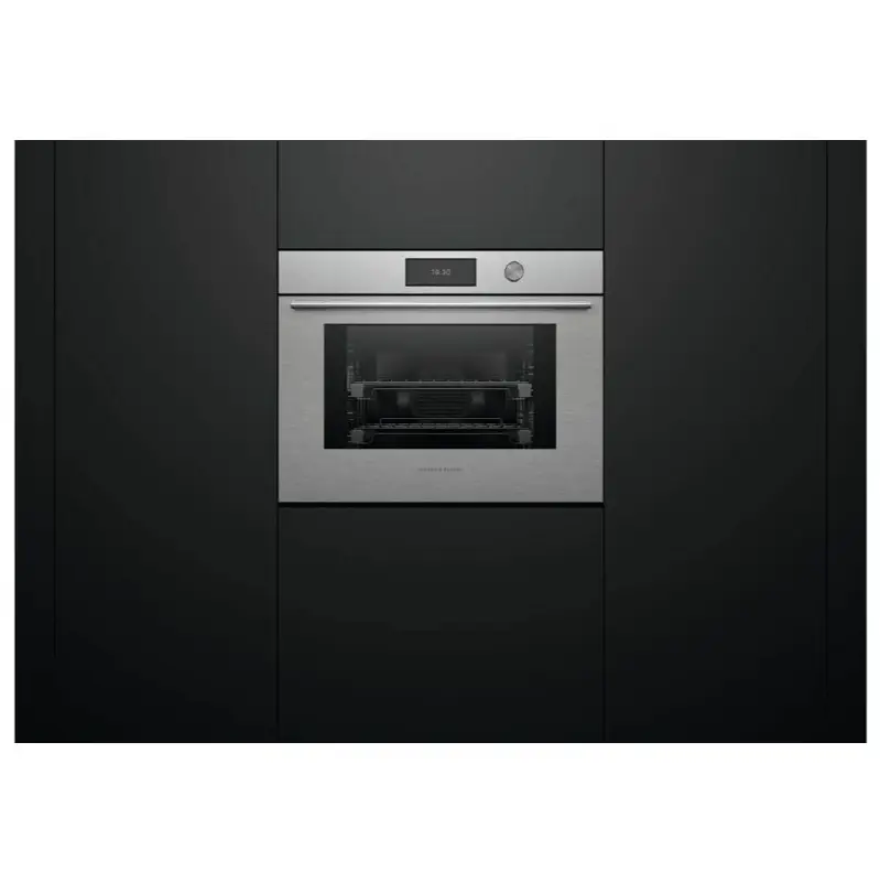 30 Inch Combination Steam Oven, 6.8 Inch Touchscreen w/Dial - Contemporary Brushed Silver