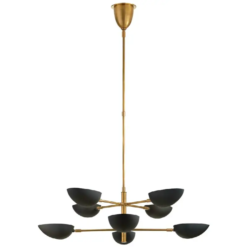 Graphic Large Two-tier Chandelier