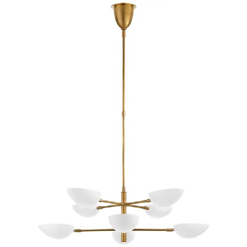 Graphic Large Two-tier Chandelier