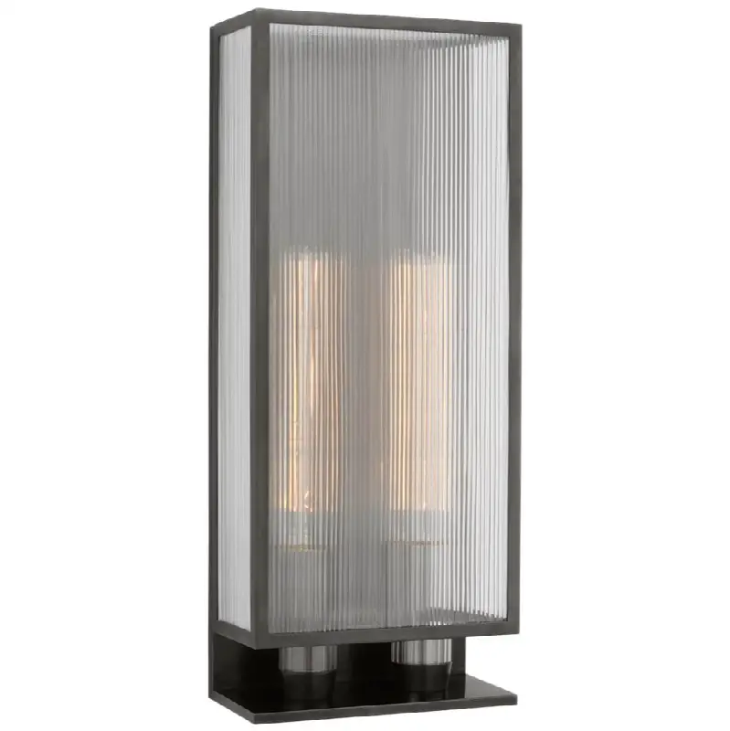 York 24" Double Box Outdoor Sconce