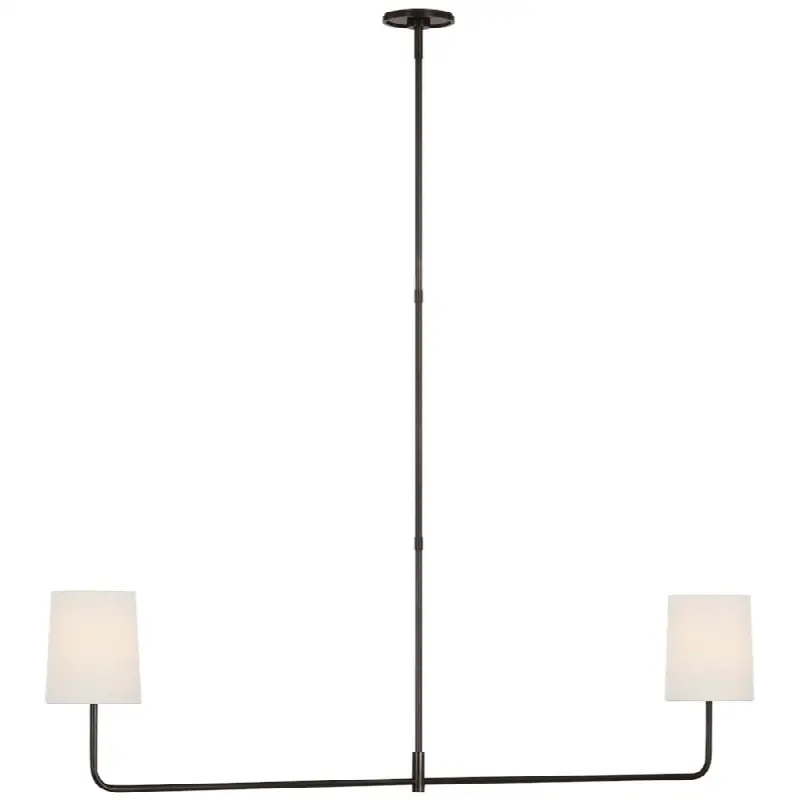 Go Lightly 54" Two Light Linear Chandelier