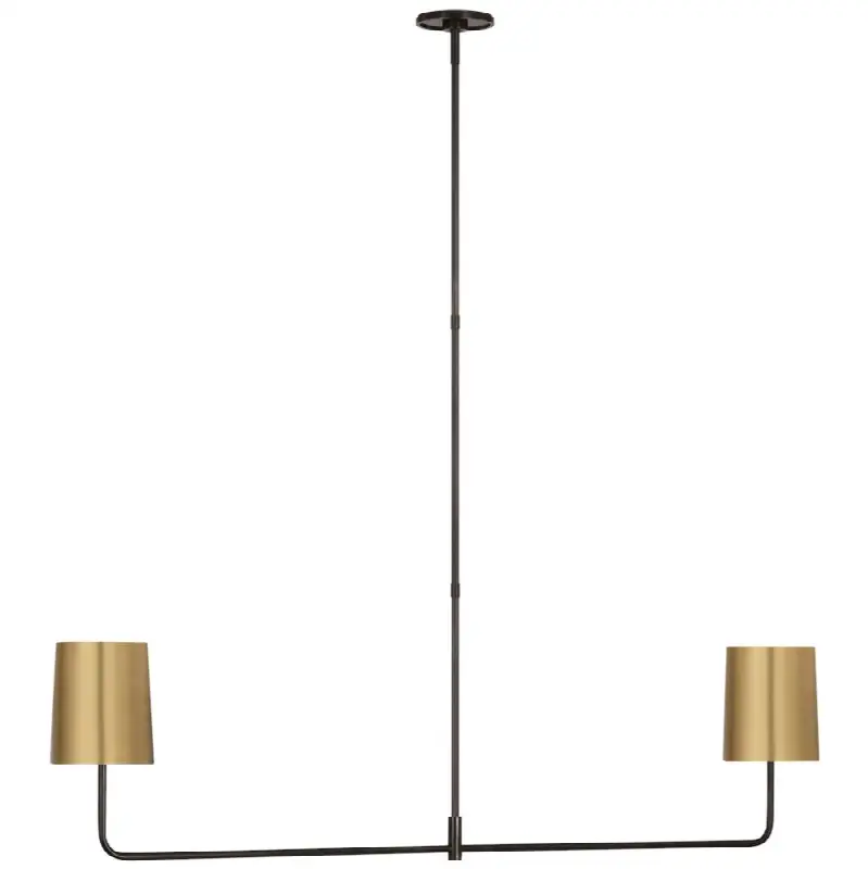 Go Lightly 54" Two Light Linear Chandelier