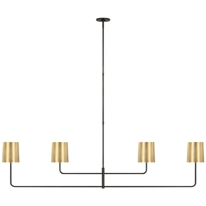 Go Lightly 70" Four Light Linear Chandelier