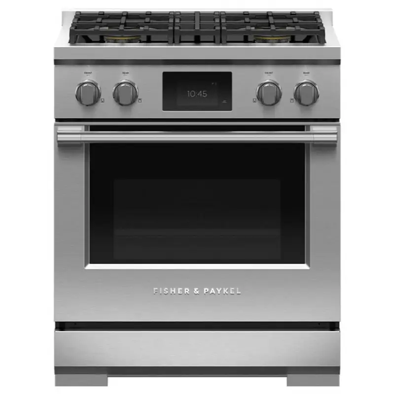 30" Range, 4 Burners, Self-cleaning, Natural Gas
