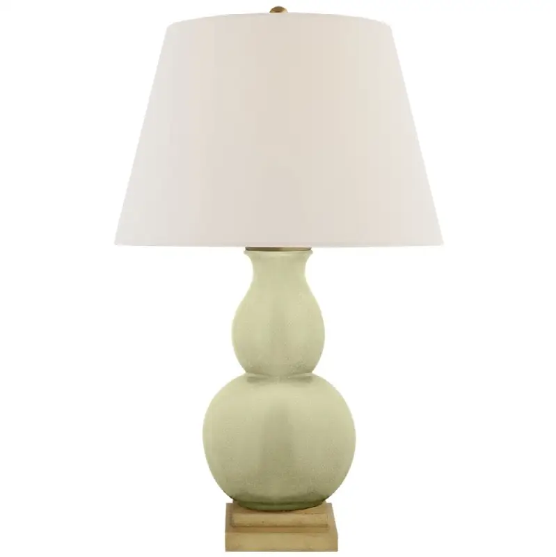 Gourd Form Small Table Lamp