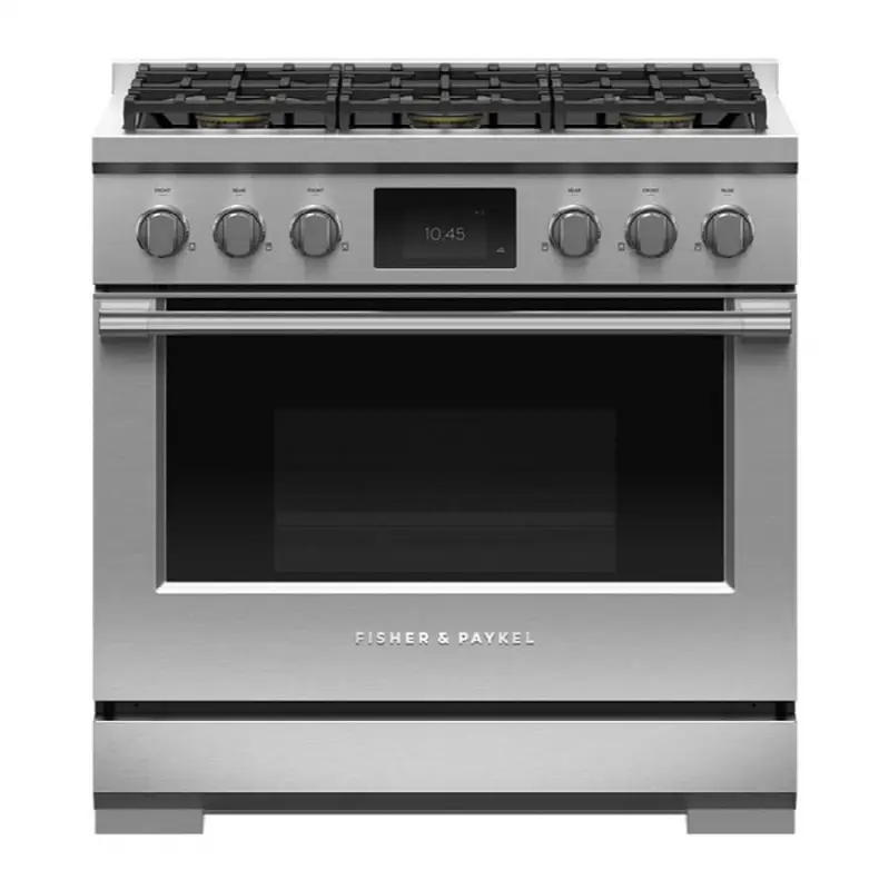 36" Range, 6 Burners, Self-cleaning, Natural Gas