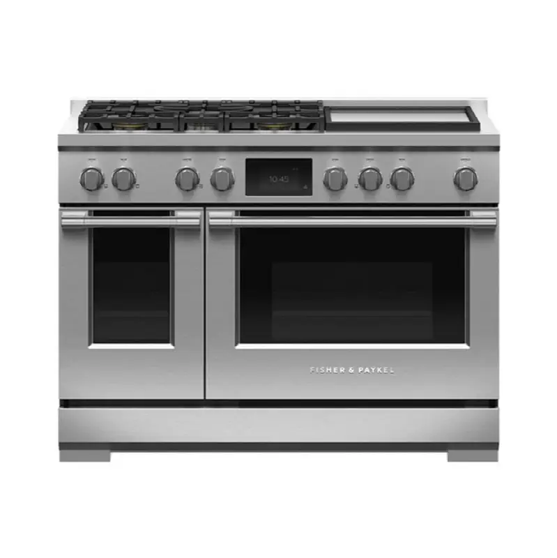 48" Range, 5 Burners with Griddle, Self-cleaning, LPG