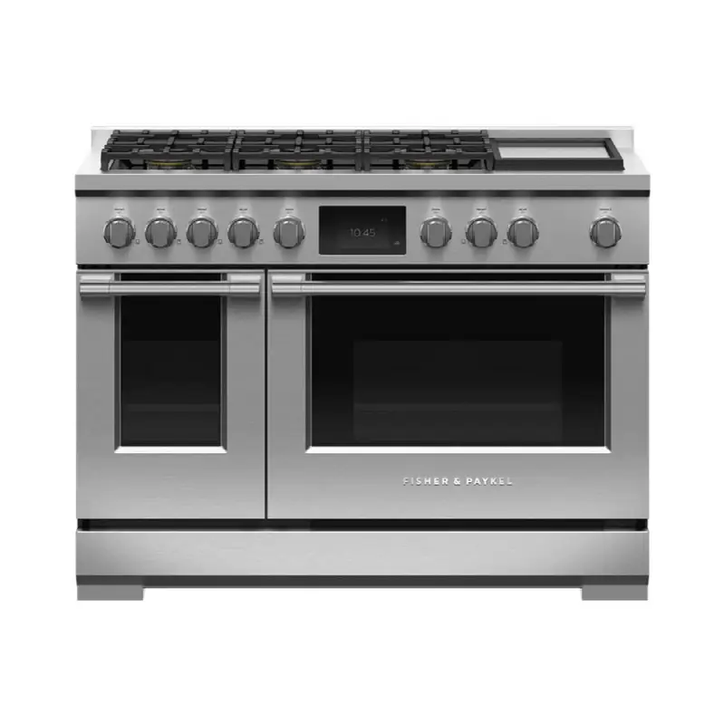 48" Range, 6 Burners with Griddle, Self-cleaning, LPG