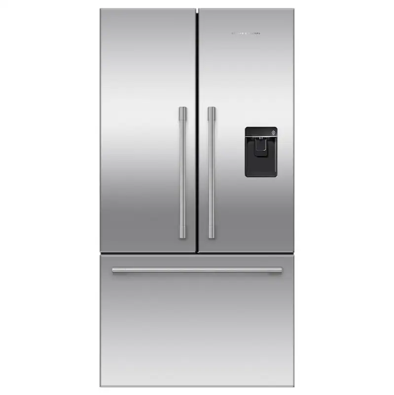 36" French Door Refrigerator Freezer, Stainless Steel, 20.1 cu ft, Ice & External Water, Counter Depth, Pro Round Flush Handle