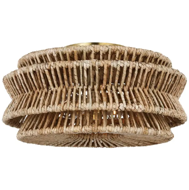 Antigua Large Drum Semi-flush Mount