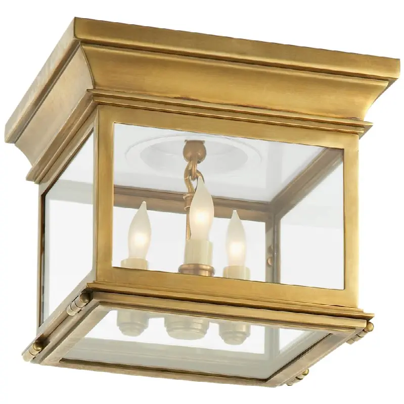 Club Small Square Flush Mount
