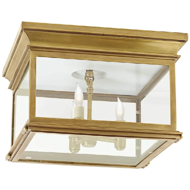 Club Large Square Flush Mount