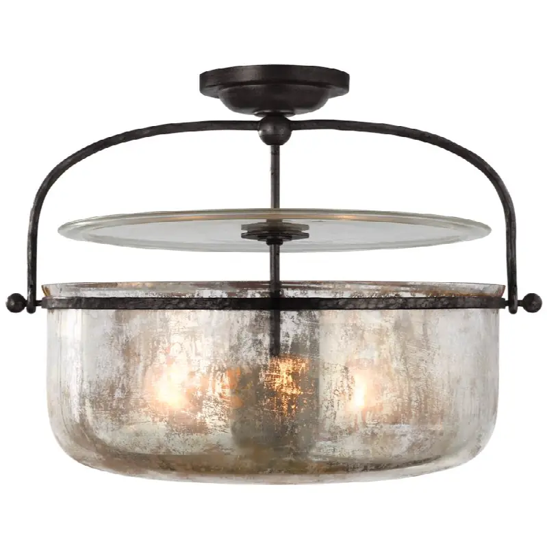 Lorford Medium Semi-flush Lantern