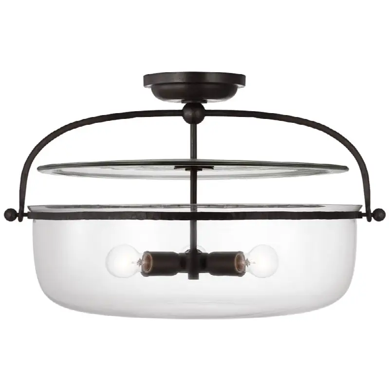 Lorford Large Semi Flush Lantern