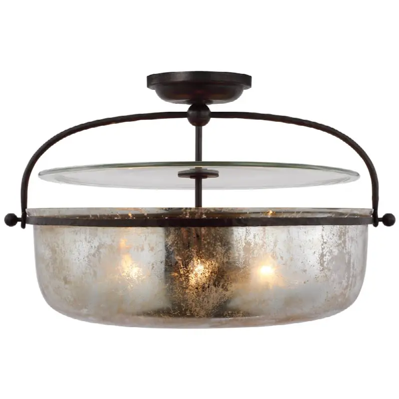 Lorford Large Semi Flush Lantern