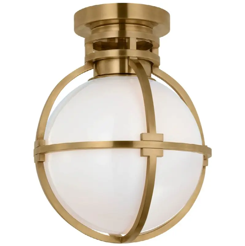 Gracie 10" Captured Globe Flush Mount